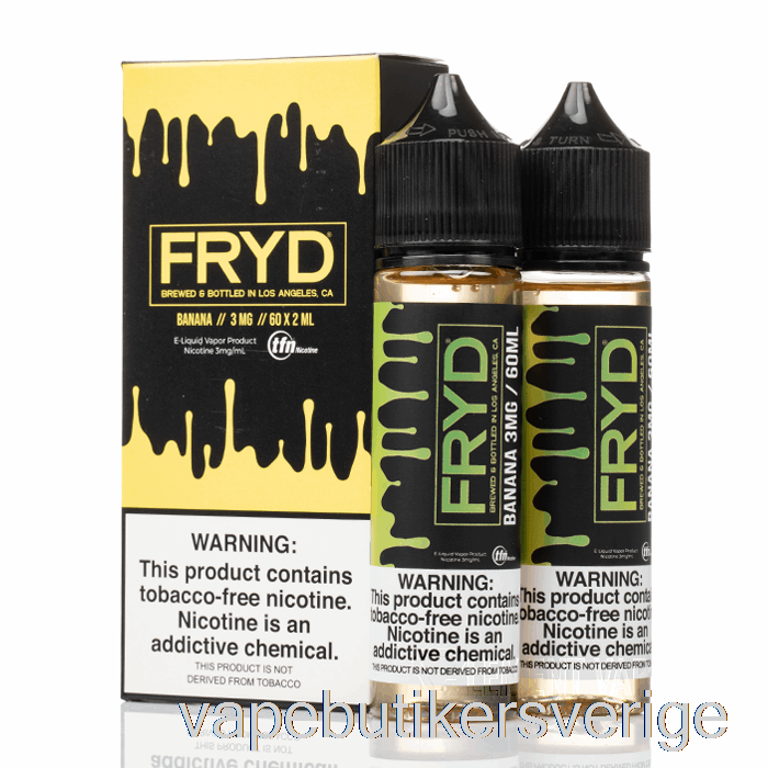 Vape Sverige Banan - Fryd E-vätska - 120ml 6mg